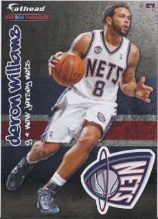 Deron Williams 2012 New Jersey Brooklyn Nets Fathead Mini NBA 27 Team