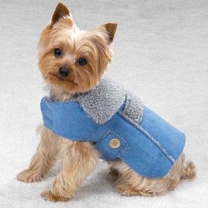 Dog Faux Suede Coat Sheepskin Fall Winter Jacket Clothing Pooch XS s M