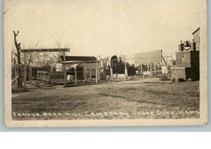 Dodge City KS Boot Hill Cemetery Real Photo Postcard
