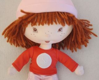 Strawberry Shortcake Doll Yarn Hair Stocking Cap Bedtime Slippers
