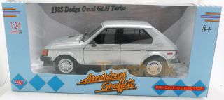  Cast Car 124 scale American Grafitti 1985 Dodge Omni GLH Turbo 32081
