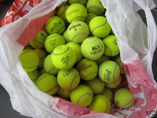 50 Used Tennis Balls Dog Toys Ball Machine