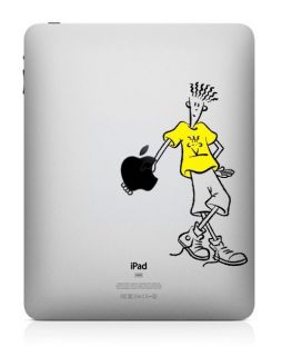 US SHIP 7up Fido Dido Apple Mac iPad 2 1 New iPad Vinyl Skin Decal