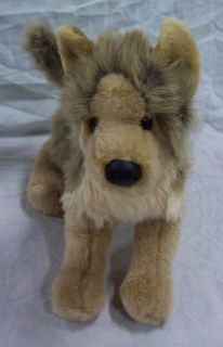 Douglas NICE TAN WOLF PUPPY DOG 14 Plush STUFFED ANIMAL Toy