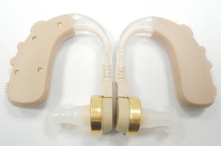 2x New Digital BTE Hearing Aids Aid Sound Amplifier 4CH For Moderate