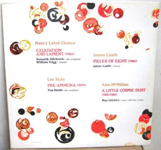 Ann McMillan Tape Collage Lee Hyla James Lauth LP Avant Garde Opus One