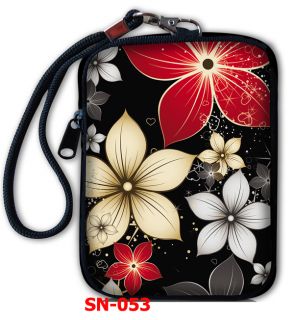 Noble Flower Digital Camera iPod Touch iPhone Bag Case Pouch Cover