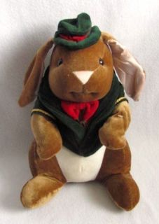   VELVETEEN RABBIT 1985 Toys R US Plush Stuffed Bunny Ears Book Doll