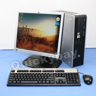 HP DC5750 Desktop Computer Dual Core/ Windows 7/ 2GB/ 160GB + 17 LCD