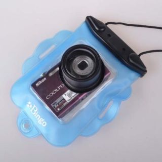 Underwater Digital Cameras Waterproof Case Dry Bag Blue
