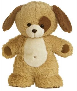 11 Aurora Plush Brown Puppy Dog Stuffed Animal Toy New