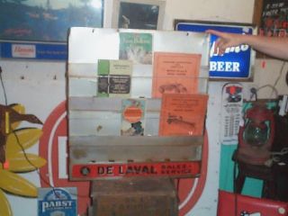 Vintage de Laval Display Rack Farm Sign Cream Separator