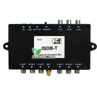 New Car ISDB T Digital TV HDTV Freeview Receiver Box Tuner H 264 CVBS