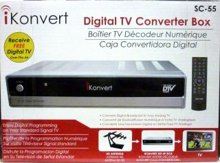 Ikonvert Digital TV Converter Box SC 55