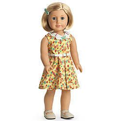 American Girl Doll Kit Kits Floral Print Dress Outfit