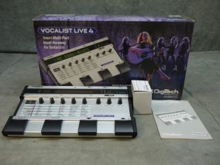 DigiTech Vocalist Live 4 Vocal Harmony Processor in Box
