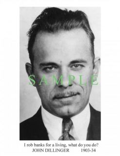 John Dillinger I Rob Banks What do You do  Quote