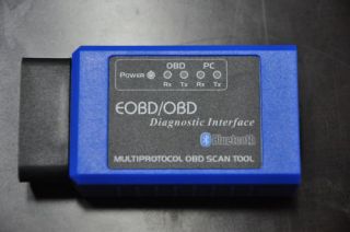 OBD2 Code Reader Diagnostic Scanner Bluetooth Interface