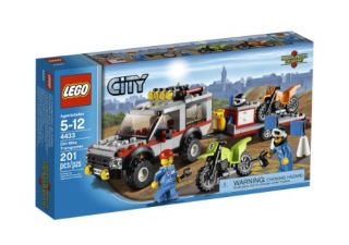 New Lego City Town Dirt Bike Transporter 4433