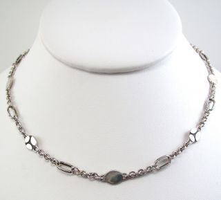 New John Hardy Sterling Silver Kali Menari Sautoir Necklace Link Chain