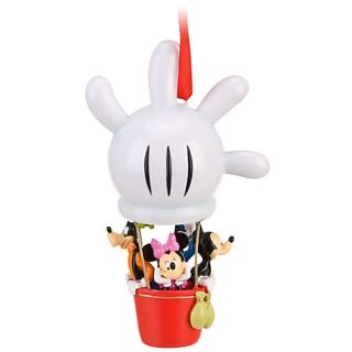 Disney Mickey Minnie Mouse Donald Goofy Hot Air Balloon Christmas