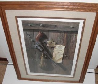 Wells Fargo Signed s N Donald M Hedin Print Art Guard Signed Numbered