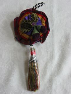  Childs 12 Holiday Jester Fabric Tassel Discontinued New $55