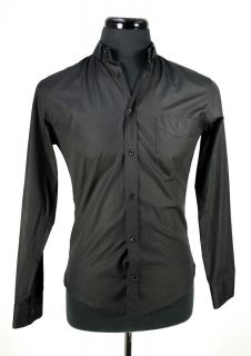 Dior Homme Black Cotton Button Down Shirt