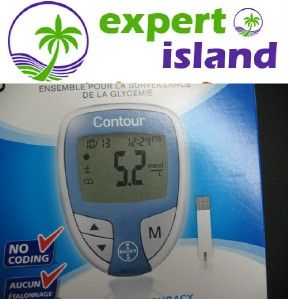  CONTOUR blood glucose monitoring meter sysyem diabetes management blue