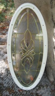 Oval Glass Insert for Exterior Door Double Glass