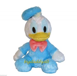 New Disney Baby Donald Duck Rattle Plush Doll Musical Toy