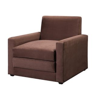 Dorel Home Products Single Sleeper Chair Chocolate Brown