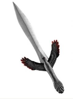 Raven Dagger  18 Long Dagger with Raven Handle.