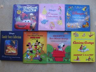 Lot of 7 Disney Press PIXAR Princess Family Story Storybook