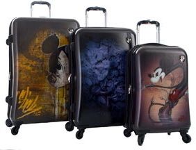 Heys Disney Mickey Spinner Hardside 3pc Luggage Set New