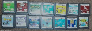 Huge Choice Lot of Nintendo DS DSi Lite XL 3DS Games  in