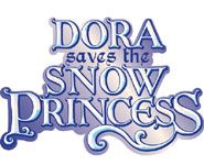 Dora the Explorer Dora Saves the Snow Princess game logo for DS
