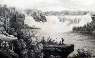 1835 THOMAS COLE Distant View of Niagara Falls Gjöthström