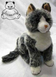 Cloudy Grey Cat Douglas Cuddle Plush Toy Stuffed Animal Realistic