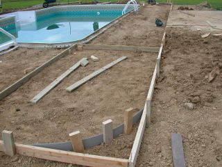 electrical and concrete deck grounding of the swimming pool and gfci