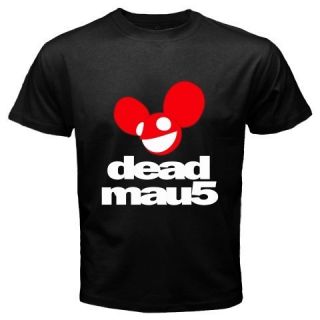 New DJ Deadmau5 Deadmouse Electro Music Dance Mens Black T Shirt Size