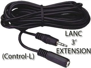  extension cord 3 feet camcorder lanc jack control l extension cord 3