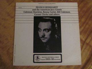 Django Reinhardt American Jazz Giants Carter Hawkins LP