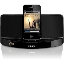 Philips ad300 Docking Speaker System iPod iPhone Dock W Alarm Clock