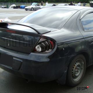 2003 2005 Dodge Neon SRT4 R T LED Tail Lights Blk Depo
