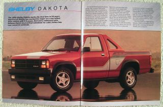 color catalog for the 1989 dodge shelby csx and shelby dakota measures