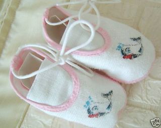 Dream Baby Girls Towelling Shoes 0 3MTH Reborn 20 24