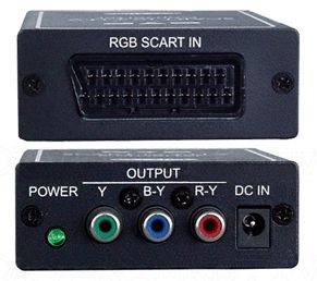 This RGB video converter is also ideal for daisy chain connection with