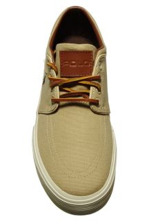 Polo Ralph Lauren Mens Shoes Faxon Low Khaki Canvas Sneakers Sz 8 M