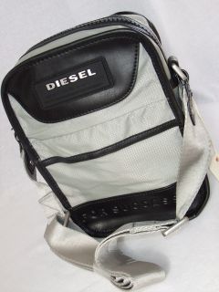 Diesel Shoulder Bag New Fellow Black Grey H2318 Mens Designer Branded